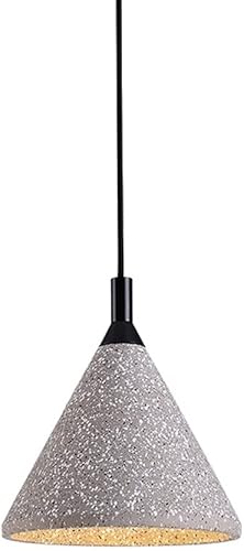 Miniatura 1 de Lámpara colgante industrial retro para colgar, estilo campestre, vintage, cemento, terraza, lámpara de montaje en techo para restaurante, bar,