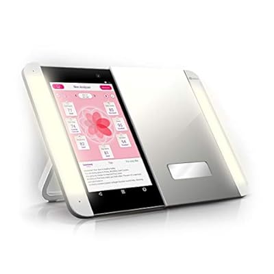 Himirror Slide: Smart Makeup Mirror With Skin Detector, Smart Beauty Mirror With Led Lights, Vanity Mirror With Foldable Stand, 1 count