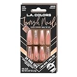 L.A. COLORS Lavish Nail Luxe Finish Nail Tip Kit (carded), Starlight CNT470