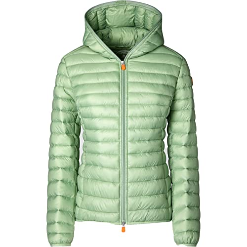 Save The Duck Damen Dizy Hoodie Jacke, Mint Green, XL