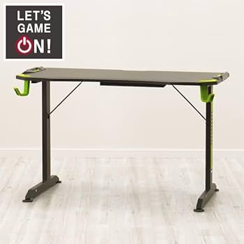 ※訳あり※ニトリゲーミングデスク グリーン ゲーミングデスク(GM001 118BK/GR) | ニトリネット【公式】 家具