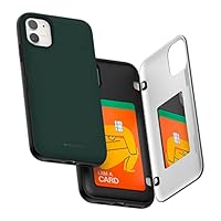 Amazon.co.jp: Goospery iPhone 11 ケース 背面 カード 収納