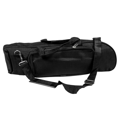 LALADEFIEE 厚手素材のトランペットケース 管楽器バッグ 衝撃防止 持ち運び便利 収納ポーチ付き 管楽器用キャリア