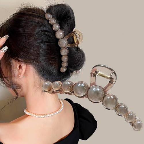 Pinzas de pelo plástico vintage, paquete de 2 miniatura 3
