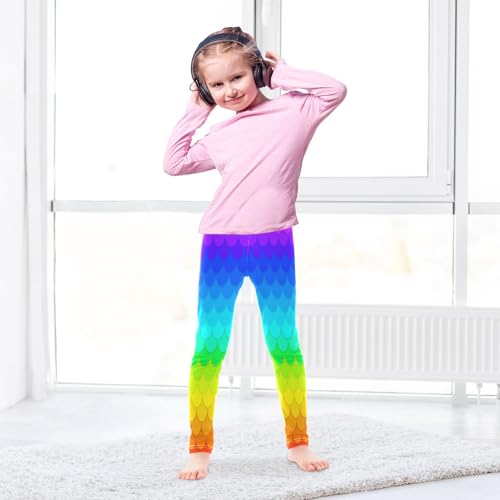 Toddler Girls Leggings Printed Yoga Pants Leggings Rainbow Dot for Kids4