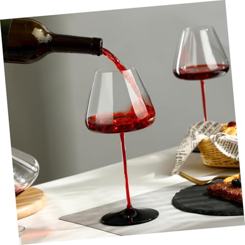 Verres à vin réutilisables pour buffet d'Halloween : 2 calices à cocktail vampire Cabilock - 8