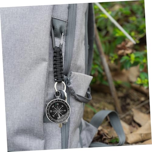 Brújula de bolsillo aluminio 4 piezas esencial para camping miniatura 6