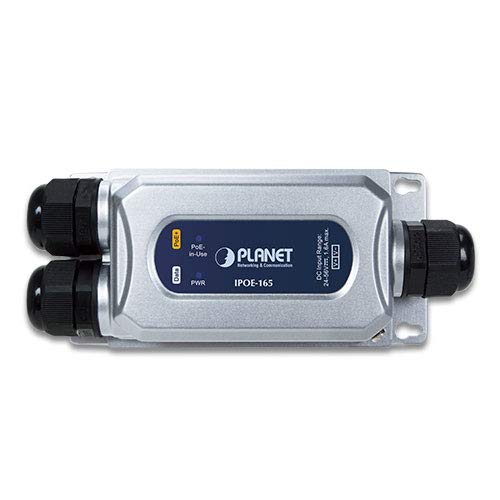 Inyector PoE+ Industrial IP67 de 1 puerto 802.3at Planet IPOE-165 miniatura 2