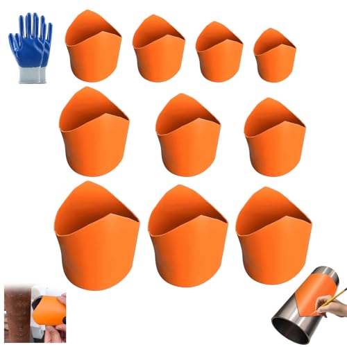 Precision Pipe Saddle Template, Pipe Insulation Cutting Guide Layout Tool for Metal Fabrication, Welding, Insulation Cutting, Pipes Fitting, and DIY Projects ﻿