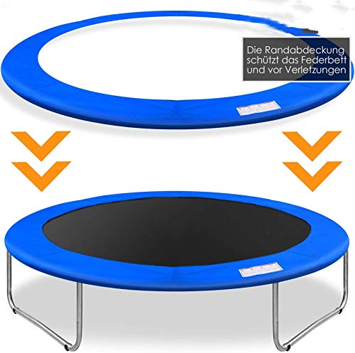 Randafdekking trampoline 305 cm, vervangende kaderbekleding Beschermende bekleding trampoline buiten, 30 cm breed… - Afbeelding 3