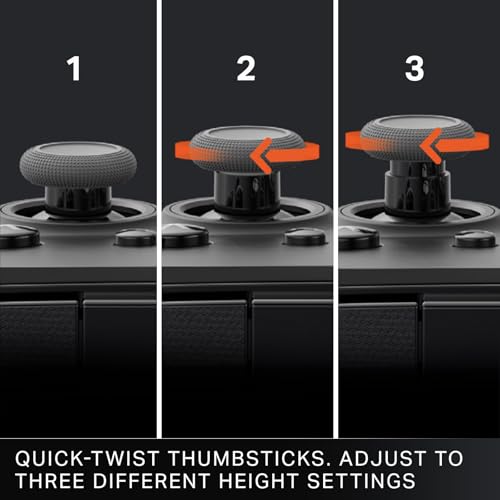 Image of PowerA Advantage Plus Wired Controller for Xbox Series X|S - Black, officially licensed, adjustable height thumbsticks, hall effect, mappable buttons, works with Xbox One and Windows 10 /11 PC (Amazon Exclusive)