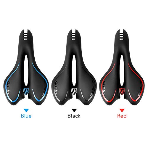 Andoer Selim de bicicleta almofada de assento de bicicleta confortável gel selim de bicicleta