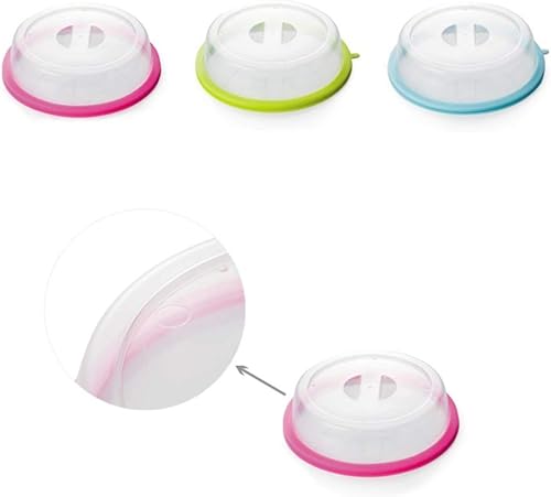 Miniatura 8 de Cabilock Cubierta antisalpicaduras para microondas, cubierta para platos de microondas, cubierta de salpicaduras, cubierta de placa, tapa de