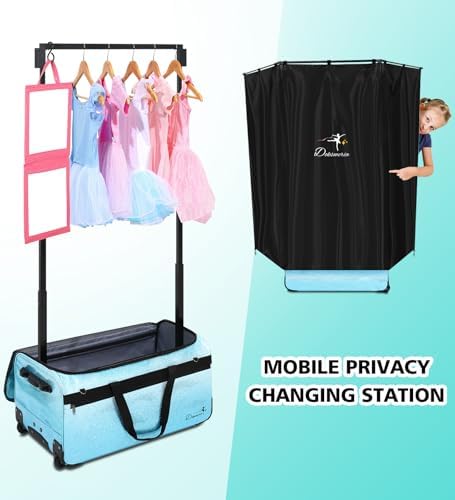 Changing Station Dance Duffel Bag With Rack Dance Bag With Garment
