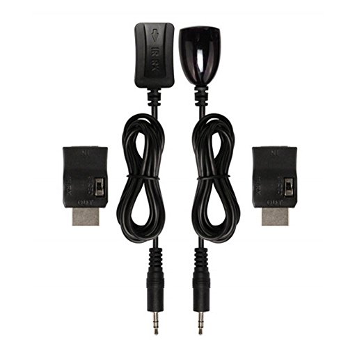 PerryLee 30-60KHZ Dual-Band IR Remote Infrared Extender Emitter Receiver Hidden IR Repeater System