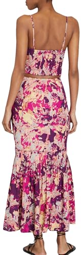 Club Monaco Women's Tiered Flounce Midi Skirt4