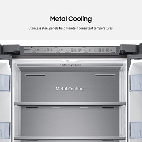 Samsung RQ48T9432T1/AA 17.3 Cu Ft Smart Kimchi & Specialty 4-Door French Door Refrigerator W/ Freezer thumb #3
