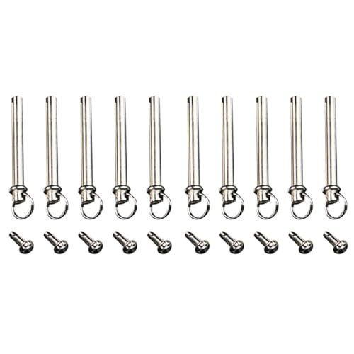 Cabilock 10Juegos Kit de Reparación para Abanicos Plegables con Remaches y Tuercas Accesorios para Abanicos Instalación y Uso Práctico