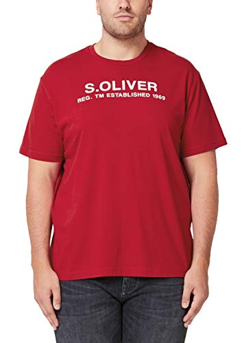 S.Oliver Big Size 15.909.32.4550 Camiseta, Rojo (Uniform Red 3660), XX-Large para Hombre