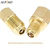 Aupoko R134A Refrigerant Tank Adapter, 1/4" SAE Male to 1/2" ACME Female, 1/4’’ SAE Female X 1/2’’ ACME Male (R134A Refrigerant Tank Adapter Kit) #3