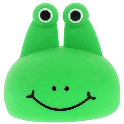 Healifty Phlegm Remover Chest Physical Cup Cartoon Silicone Frog Palm Chest Percussion Mucus Remove Cup for Baby Gas Relief 3.11 X 3.11 X 3.07 inch Green