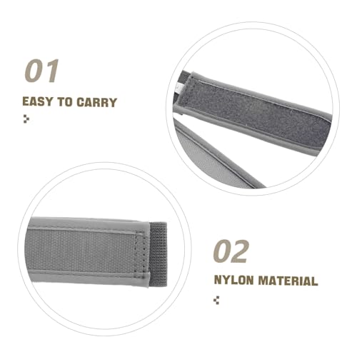 KESYOO 1 Pair Unisex No Buckle Elastic Belt with Hook and Loop Fastener Durable Invisible Belt for Jeans and Casual Wear Comfortable Fit for Men and Women for Everyday Use3