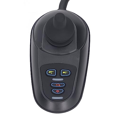 DC24V 50A Elektrischer Rollstuhl-Joystick-Controller, Elektromagnetischer Bremsanschluss, Rollstuhl-Steuerungs-Joystick mit Bremse, Motorisierter Elektrorollstuhl-Mobilitätshilfe