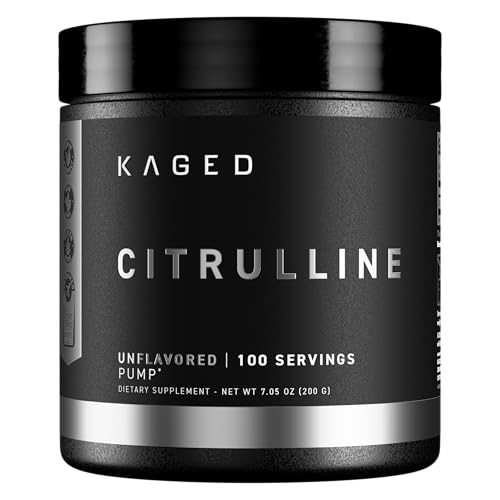 Kaged L-Citrulline Powder | Unflavored | Enhanced Pumps | Improve Muscle Vascularity | Nitric Oxide...