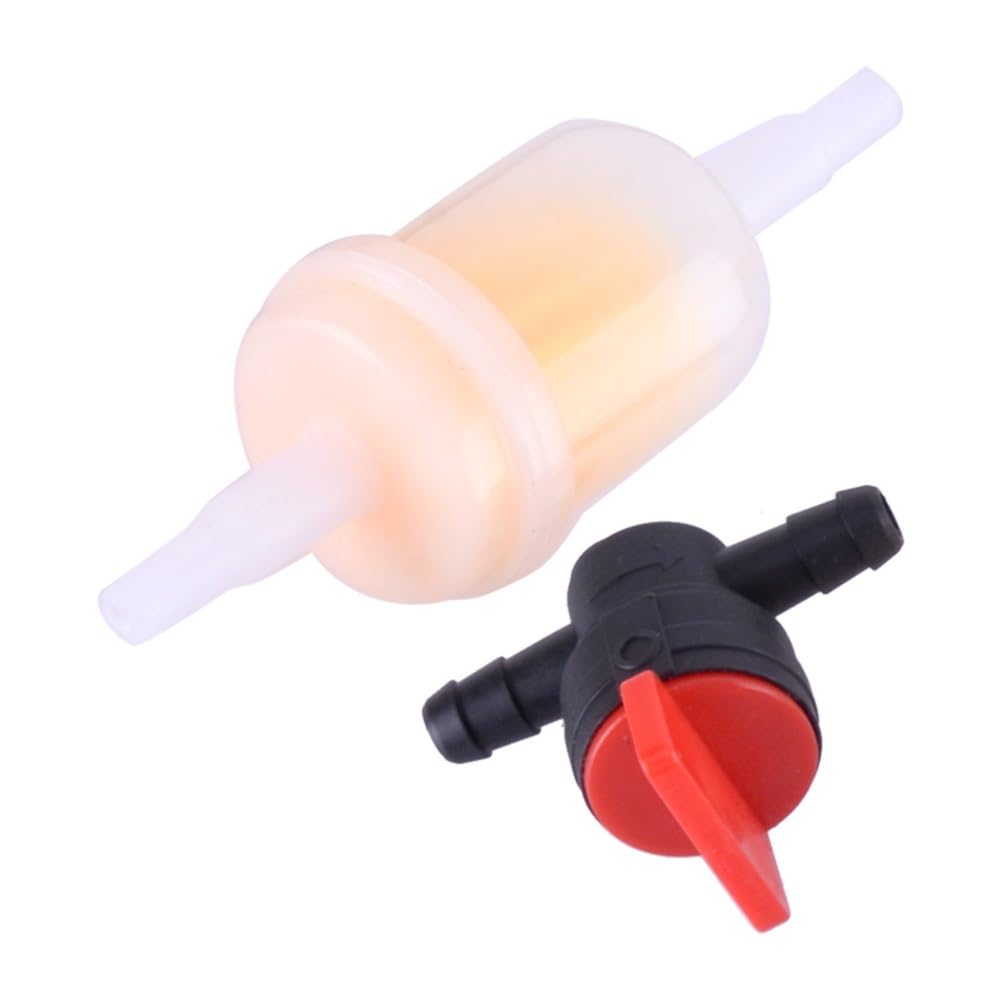 Kit de válvula de Cierre de línea de Bomba de Combustible, 8 Uds., Apto for cortacésped LT180 LT190 LTR166 LTR180 LX277 LX280 LX288