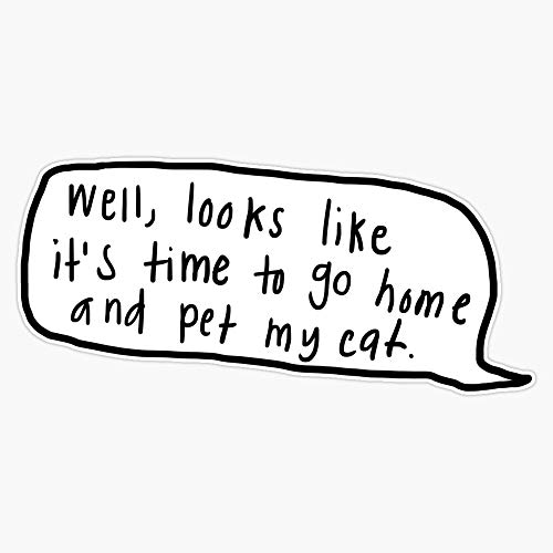 Pet My Cat Waterproof Vinyl Window Decal 5