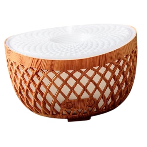 Difusor aromático eléctrico mini inalámbrico madera miniatura 7