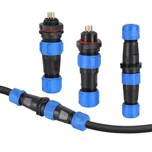 Conector de aviación SP20 SP21 de 5 pines macho y hembra con brida 5