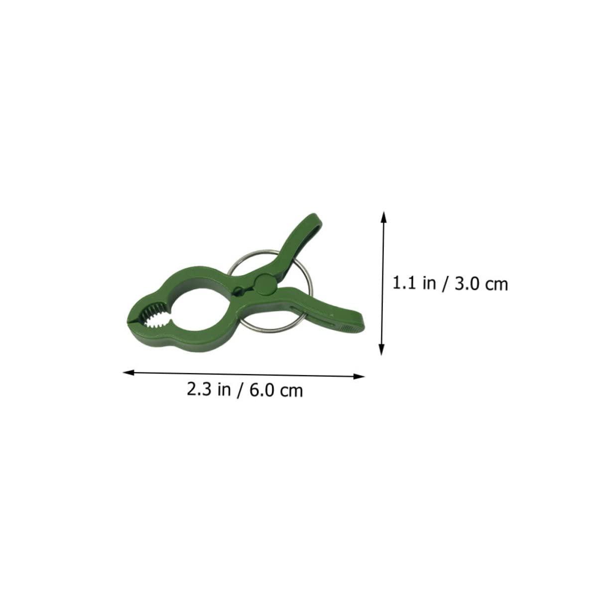 UPKOCH 5 Sätze Orchideen-Clip Klammern Zum Stützen Von Orchideen Festsetzung Gartenpflanzenklammern Klemmbausteine Pflanzen Fester Clip Pflanzen Feste Klammern Plastik Grün 10 Stück * 5