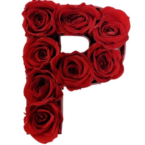 Mini Rose Letters flores preservadas para regalos miniatura 1