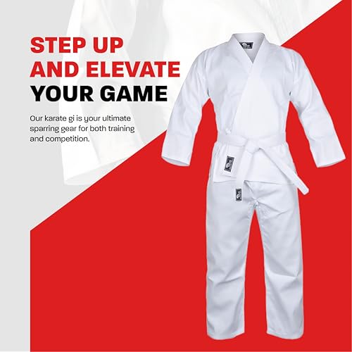 Hawk Sports Karate Uniform - Karate Gi With Karate Belt, Lightweight Karate Gear, Karate Sparring Gear For Kids & Adults thumb #1