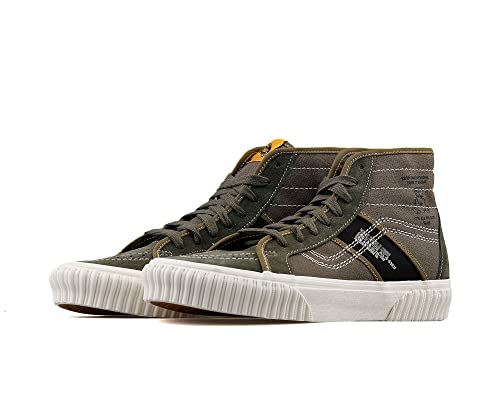 Vans Vans SK8-Hi Gym Issue Unisex Shoes Mens 8.5/ Womens 10, Color: Olive/White