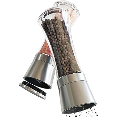 Hannahs Homebrand Salz und Pfeffermühle Keramikmahlwerk Cover