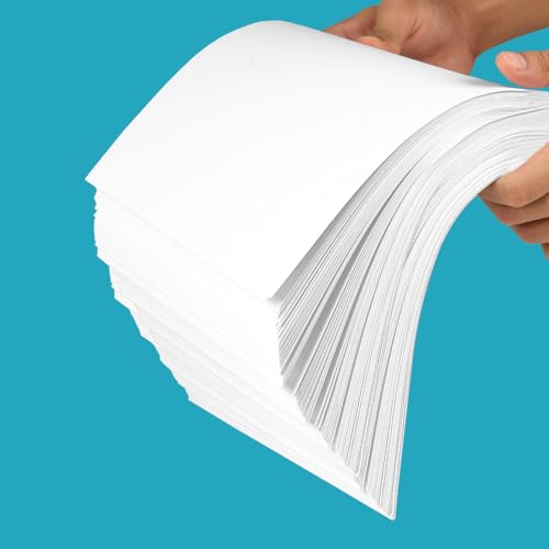 Image of 8.5 inch x 11 inch Printer Paper - 100 Sheets /200 Pages White Copy Paper, 20 lb Letter Size Papers Printing in Office /School /Home