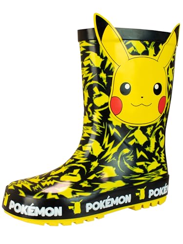 Pokemon Kinder Gummistiefel Pikachu Gelb 35