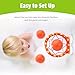 MARPPY Bath Toys - Bathtub Basketball Hoop for Kids Toddlers - Mold Free Bath Toys with Suction Cup & 3 No Hole Balls - Shower and Bathtub Toys for Toddlers - Boys Girls