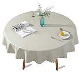 【Diseno Rustico Único】Disfrute del aspecto de textura de la ropa y la durabilidad y el fácil cuidado del vinilo. Más duradero y más fácil de cuidar que el lino REAL, pero aún así sobrio y rústico. Tiene un aspecto tan elegante con coloración de textura de lino y con un borde ondulado. Definitivamente puedes vestirlo para cualquier ocasión.