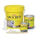 ABATRON Abocrete Kit - Self-Leveling Concrete Epoxy Patching and Filling Compound - Concrete Repair and Cement Crack Filler Kit - with or Without Sand - Light Gray (Sand Included, 1.25 Quarts)
