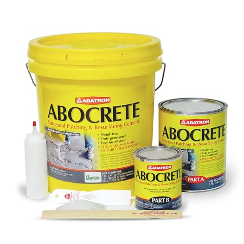 Abatron Abocrete Kit Self-Leveling Epoxy Concrete Repair Light Gray
