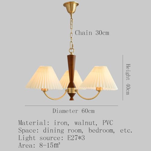 Lustre rétro spectre complet anti-fatigue oculaire suspension rustique 6 têtes