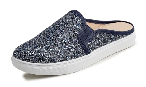 Image of FEVERSOLE Women's Sport Mules Slip On Loafers Fashion Backless Sneakers
