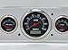 Dolphin Gauges Compatible with 1960 1961 1962 1963 Ford Falcon Car 5 Gauge Dash Cluster Panel Set Programmable Black