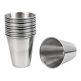 AUEAR, Stainless Steel Shot Glass Espresso Shot Cups Barware Drinking Vessel for Bar Home Restaurant...