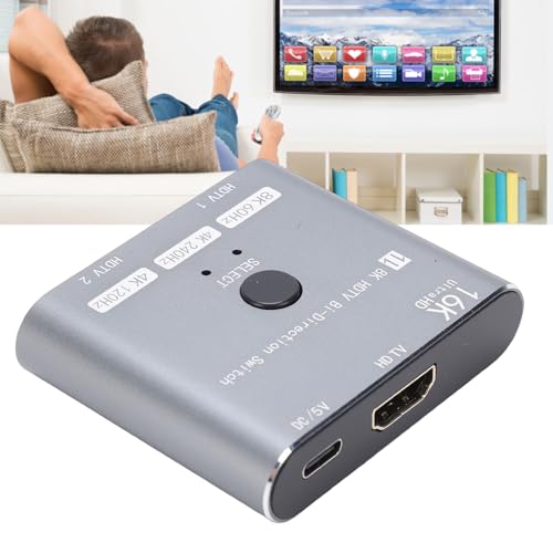 Conmutador HDMI divisor 8K@60Hz bidireccional compatible con HDTV 4