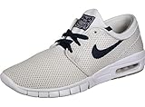  Nike Stefan Janoski MAX, Zapatillas de Deporte Unisex Adulto, Multicolor (Vast Grey/Obsidian/White/Gum Yellow 000), 37.5 EU