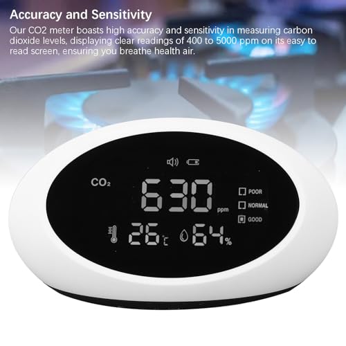 Detector de CO2 de alta precisión Marhynchus con pantalla LCD HD portátil 5
